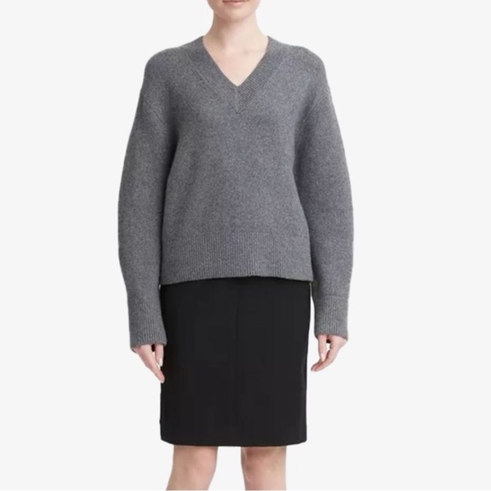 Vince Wool & Cashmere V-Neck Sweater